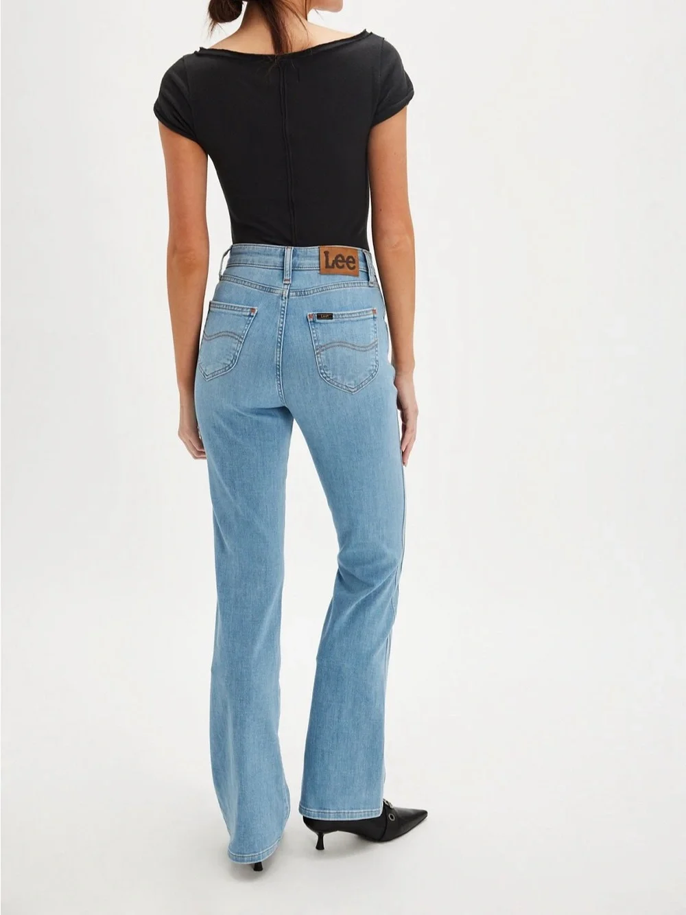 Free People Lee High Rise Bootcut Jean Pant